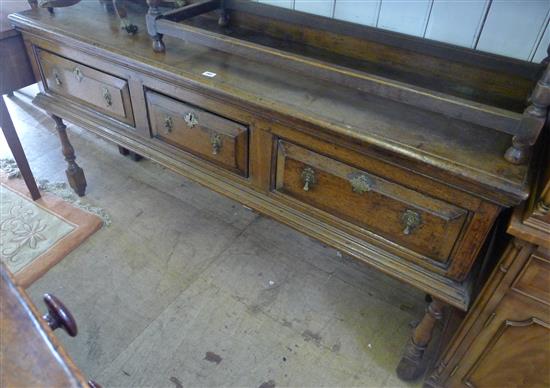 Oak dresser base